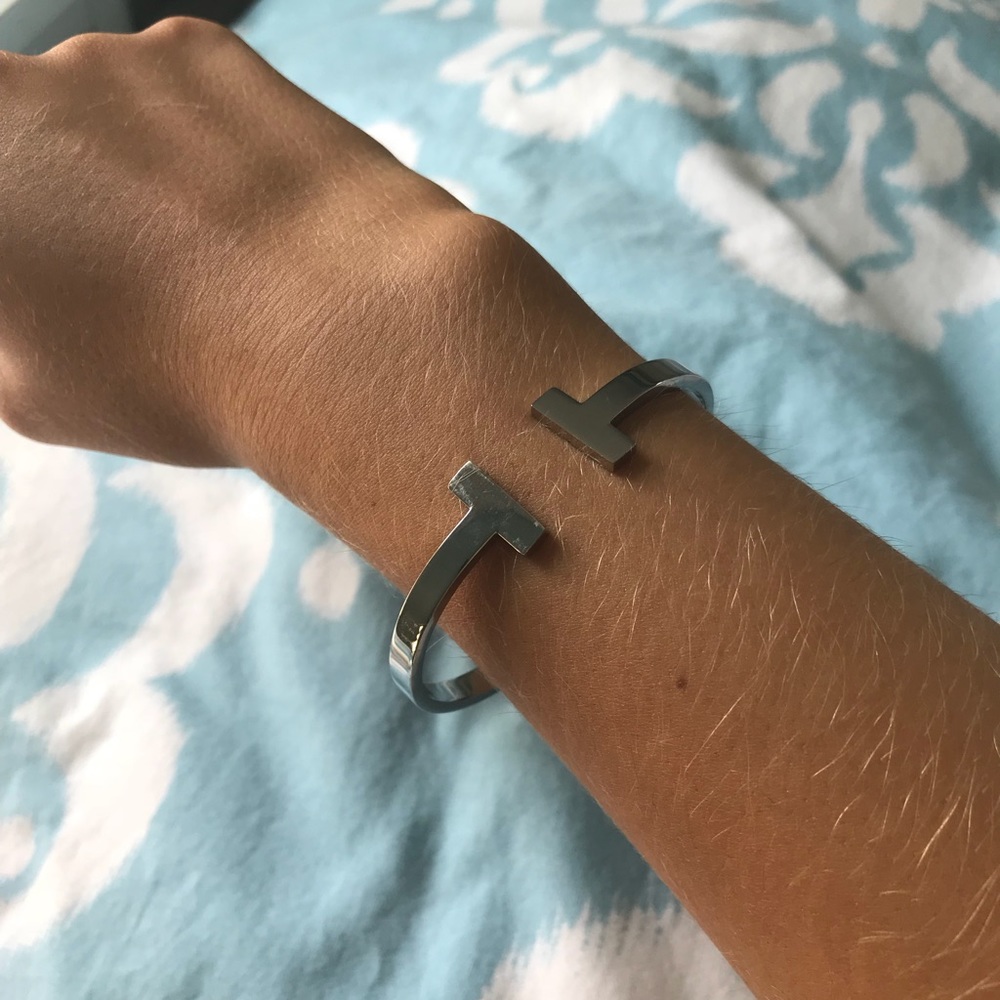 Bangle stainless steel bracelet Swarovski